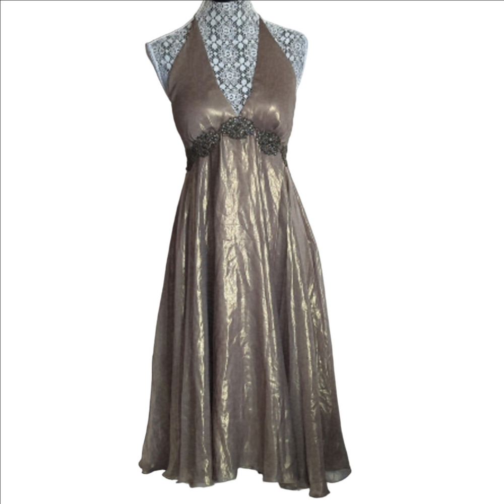 HP. LIZ Jordan Halter Neck Dress